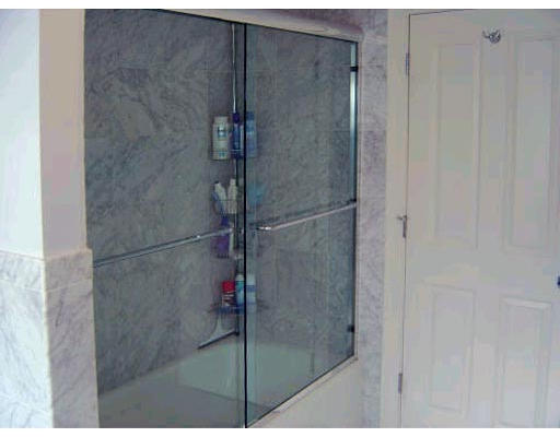 111 Sutherland Road, Unit 3A Boston, MA 02135 - Photo 8 of 9 a bathroom with a glass shower door