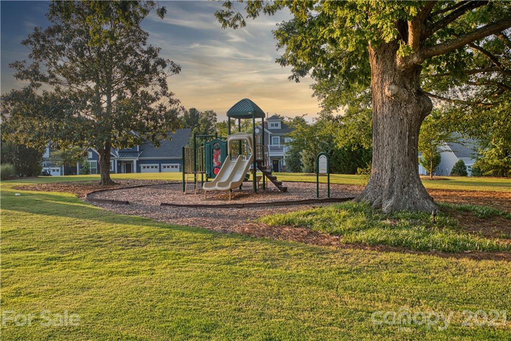 606 Amber Meadows Way Tega Cay, SC 29708 - Photo 21 of 23 a swimming pool with lots of tress in the background