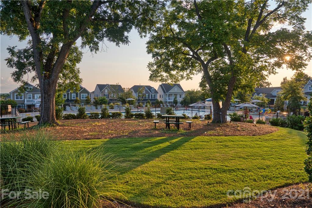 606 Amber Meadows Way Tega Cay, SC 29708 - Photo 23 of 23 a view of swimming pool with lawn chairs and a tables