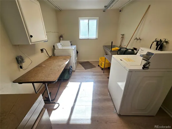 a living room with a couch and a table