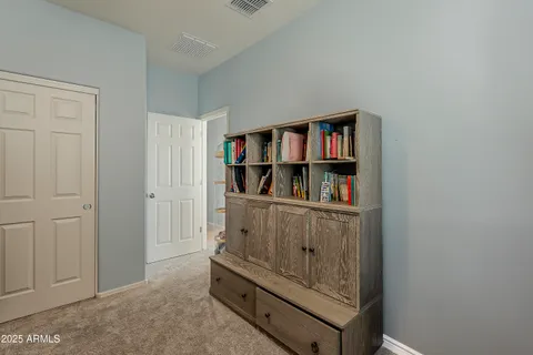 a living room with a window