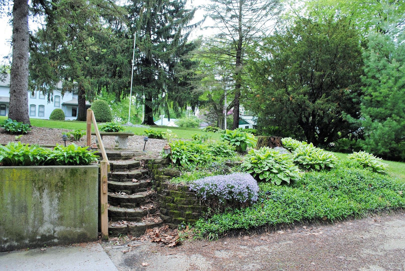 208 Ridge Street Mount Carroll, IL 61053 - Photo 15 of 16 a view of a garden with plants