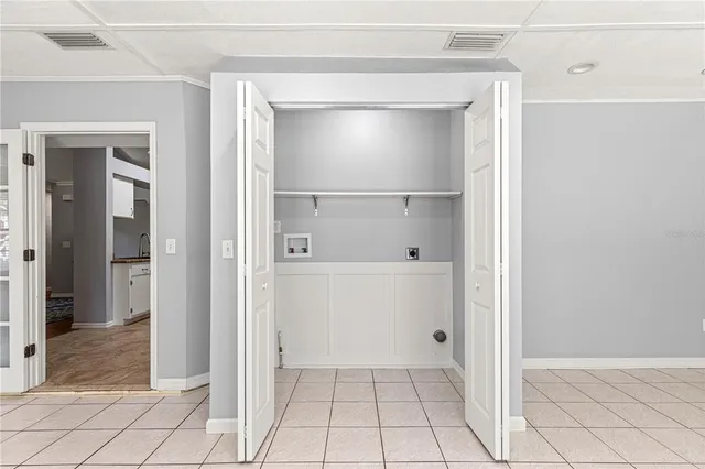 a view of an empty room