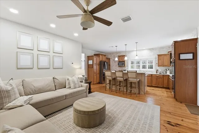 a view of a livingroom with gym equipment