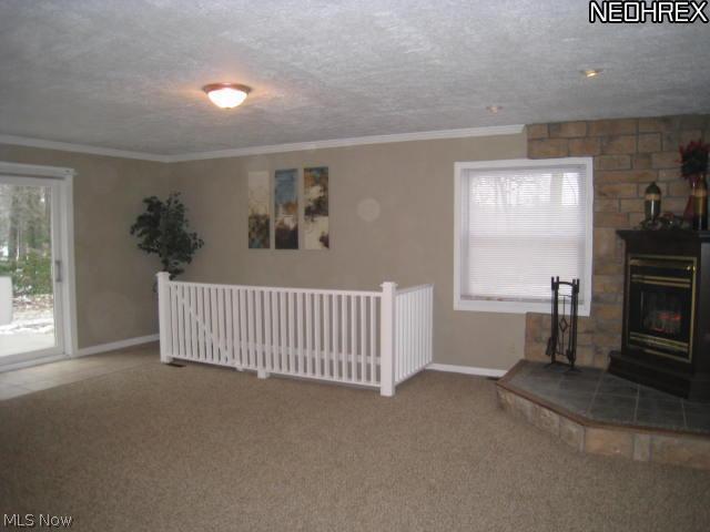 1899 Killian Road Akron, OH 44312 - Photo 4 of 16 Family room with fireplace and beautiful stone mantel.