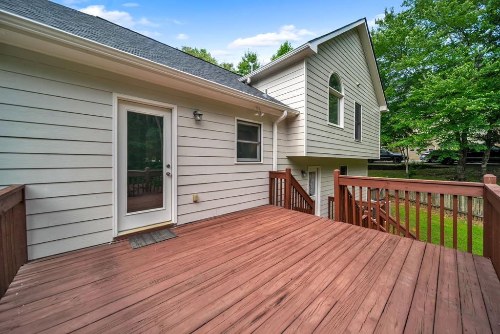 750 Cable Road Waleska, GA 30183 - Photo 22 of 33 a view of a wooden deck