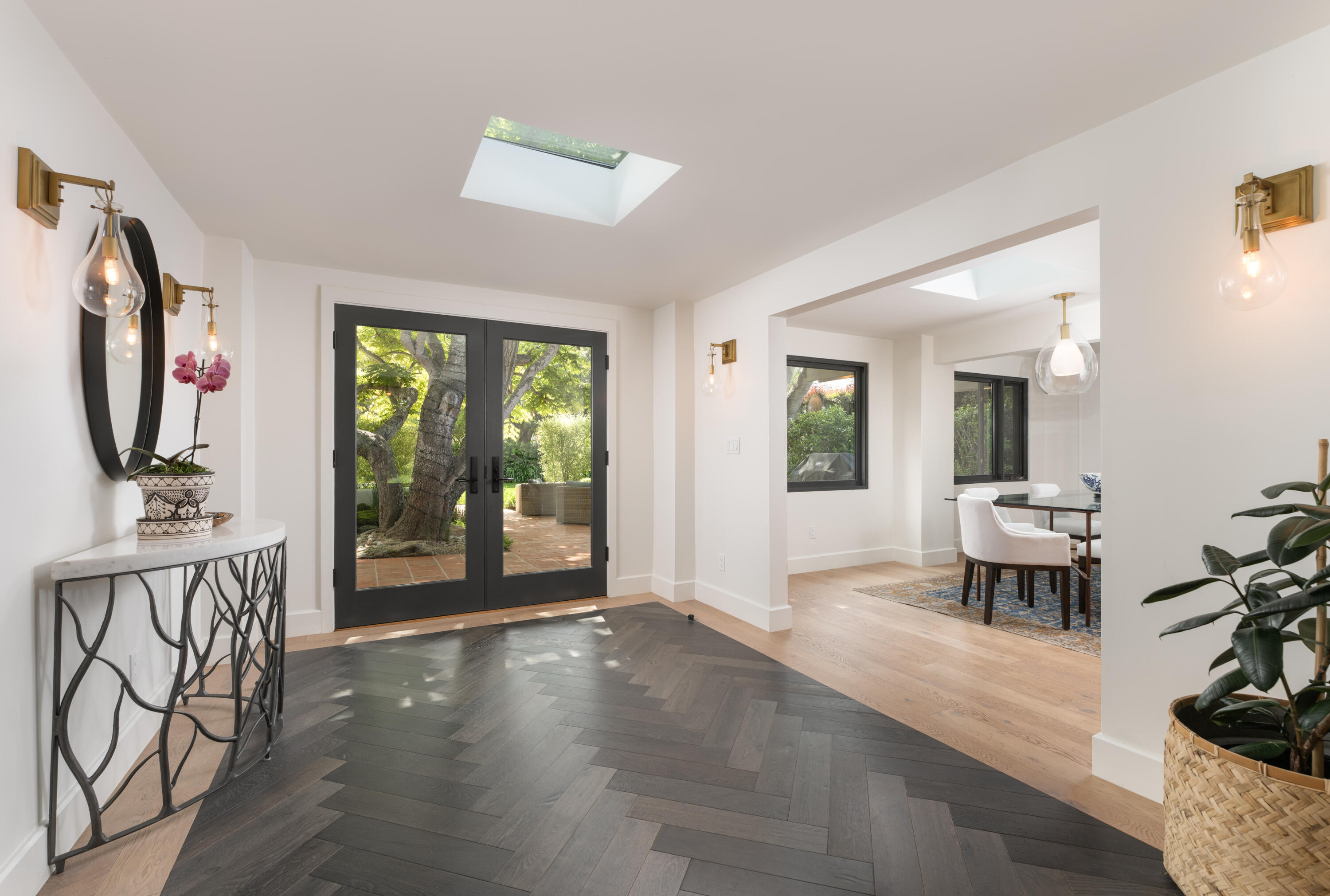 135 Pomar Lane Montecito, CA 93108 - Photo 6 of 29 a view of a livingroom with furniture wooden floor and windows