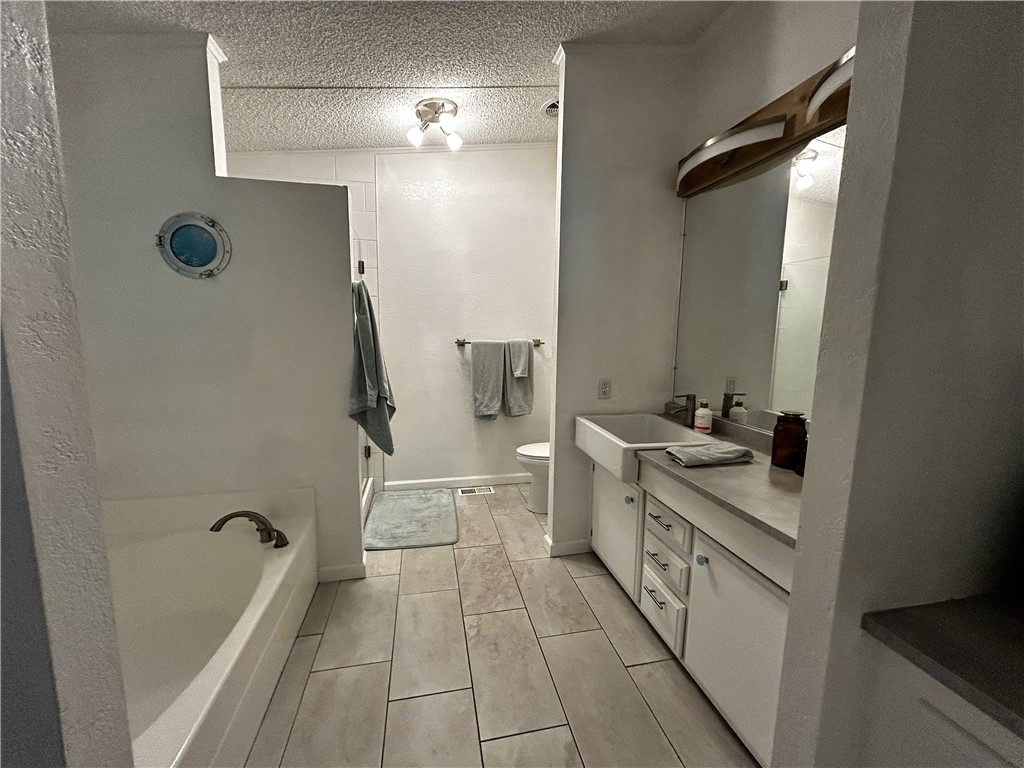 196 Thunderhead 2 Needles, CA 92363 - Photo 14 of 15 a bathroom with a tub a sink a toilet and a mirror