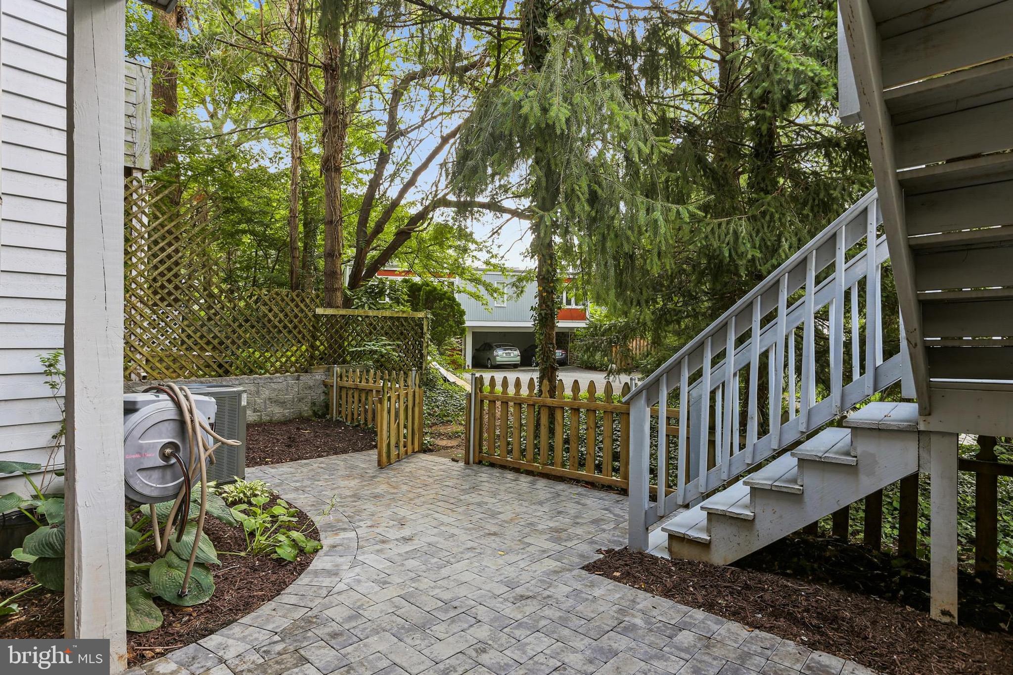 5836 Pimlico Road Baltimore, MD 21209 - Photo 38 of 44 paver patio off back deck