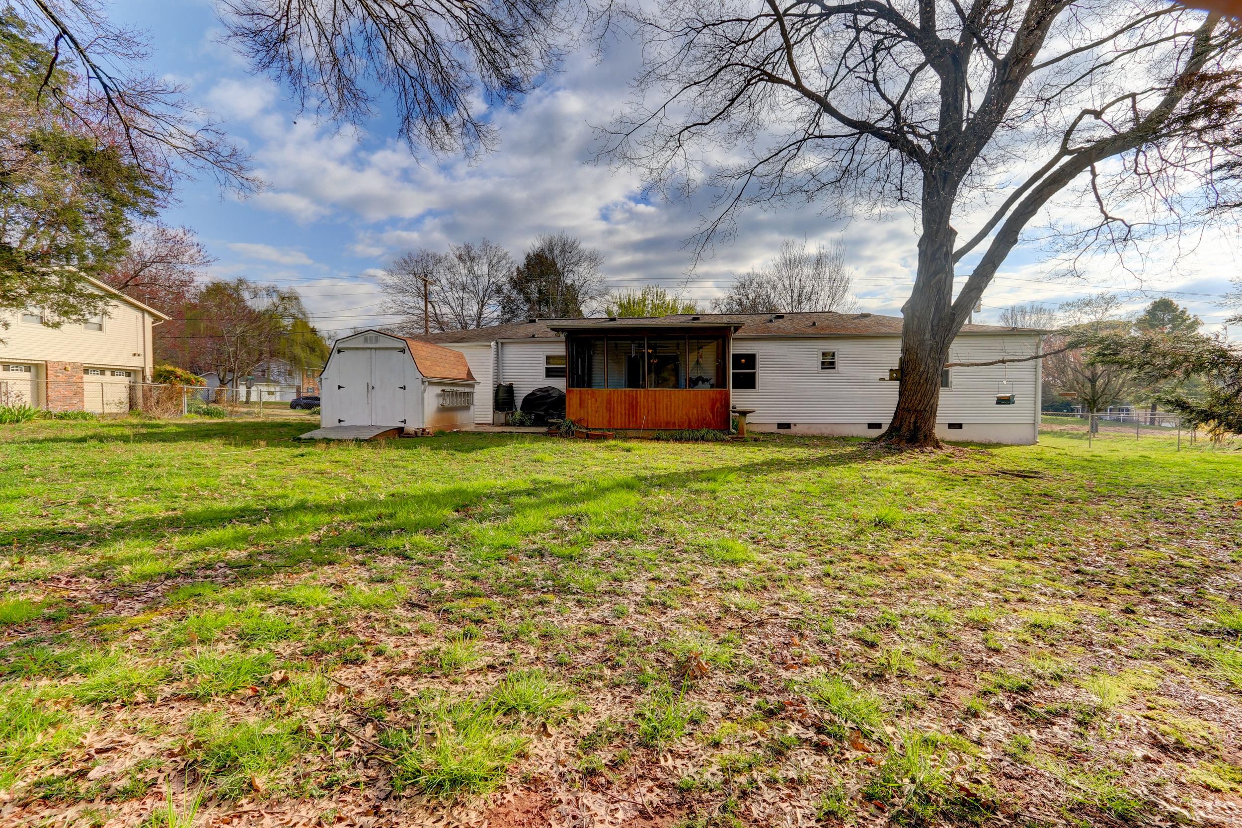 301 Engert Road Knoxville, TN 37922 - Photo 14 of 14 301 Engert Storage Shed and back of hous