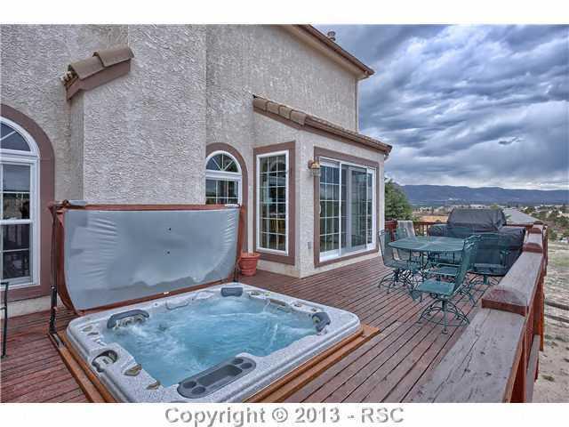 9855 Cross Road Colorado Springs, CO 80920 - Photo 17 of 19 Hot Tub on Deck