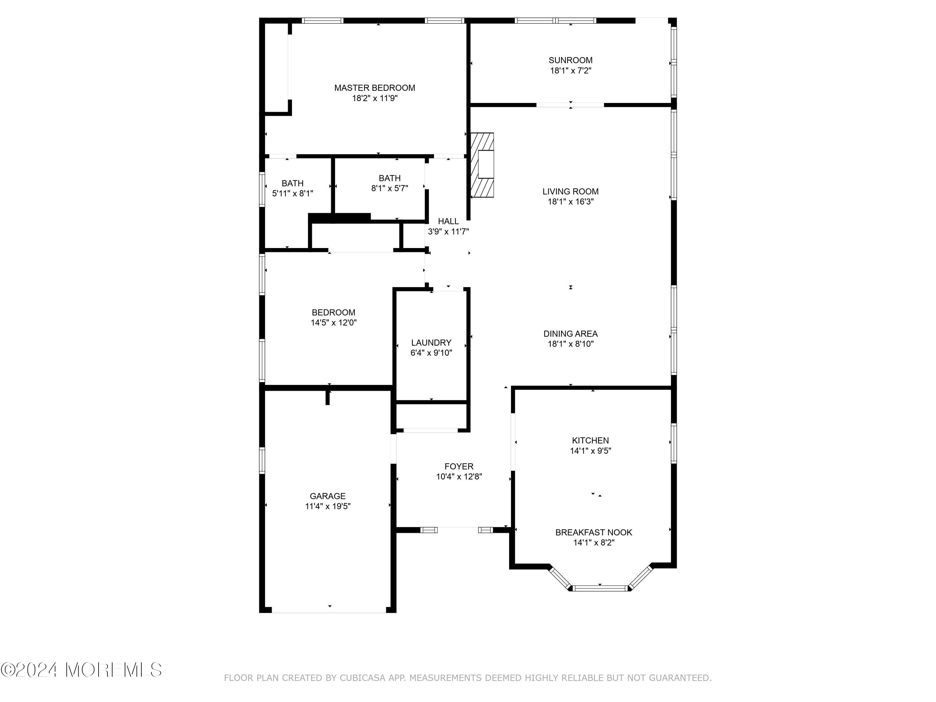 8 Deer Run Lane Brick, NJ 08724 - Photo 37 of 42 a picture of a floor plan