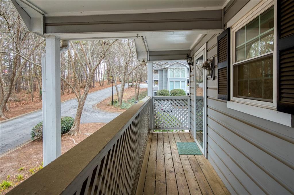 310 Natchez Trace Atlanta, GA 30350 - Photo 3 of 55 a view of balcony with wooden floor