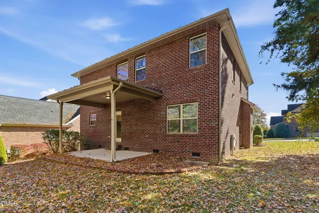 a front view of a building