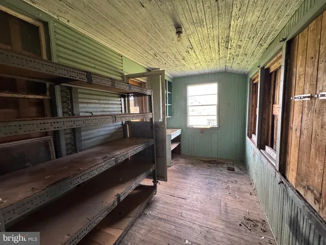 a kitchen with lots of counter top space