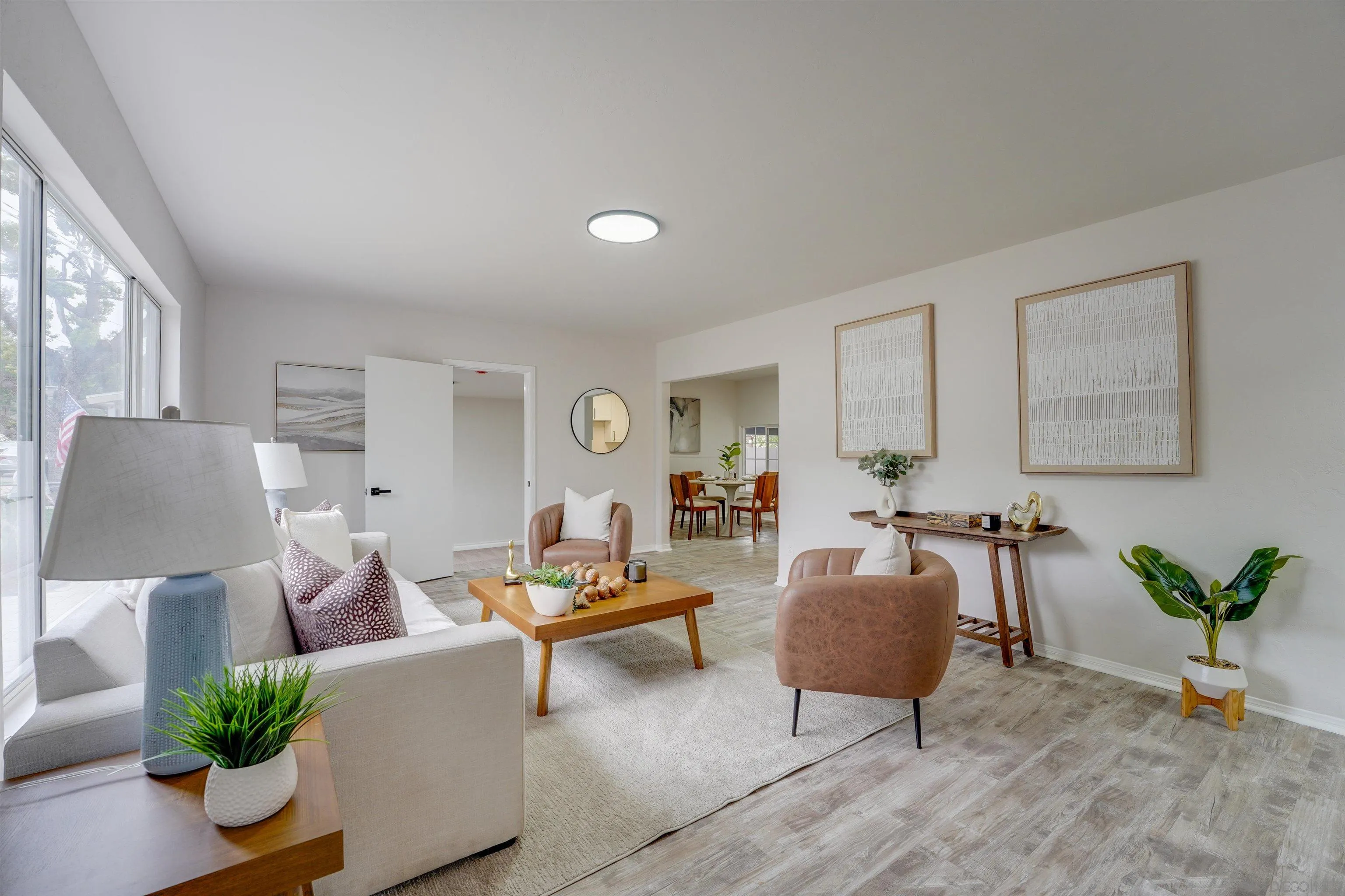 674 Palomar Avenue El Cajon, CA 92020 - Photo 9 of 56 a living room with furniture and wooden floor