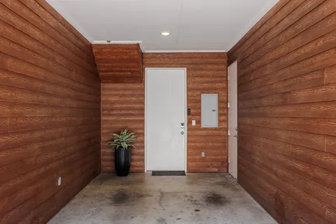 a view of outdoor space and deck kitchen