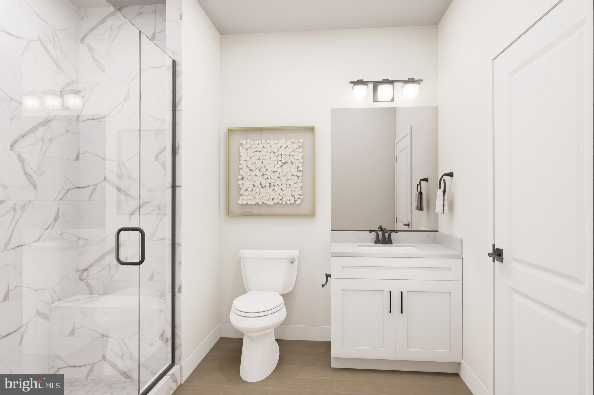 1121 Fortune Terrace, Unit 507 Potomac, MD 20854 - Photo 11 of 13 a bathroom with a sink toilet and shower