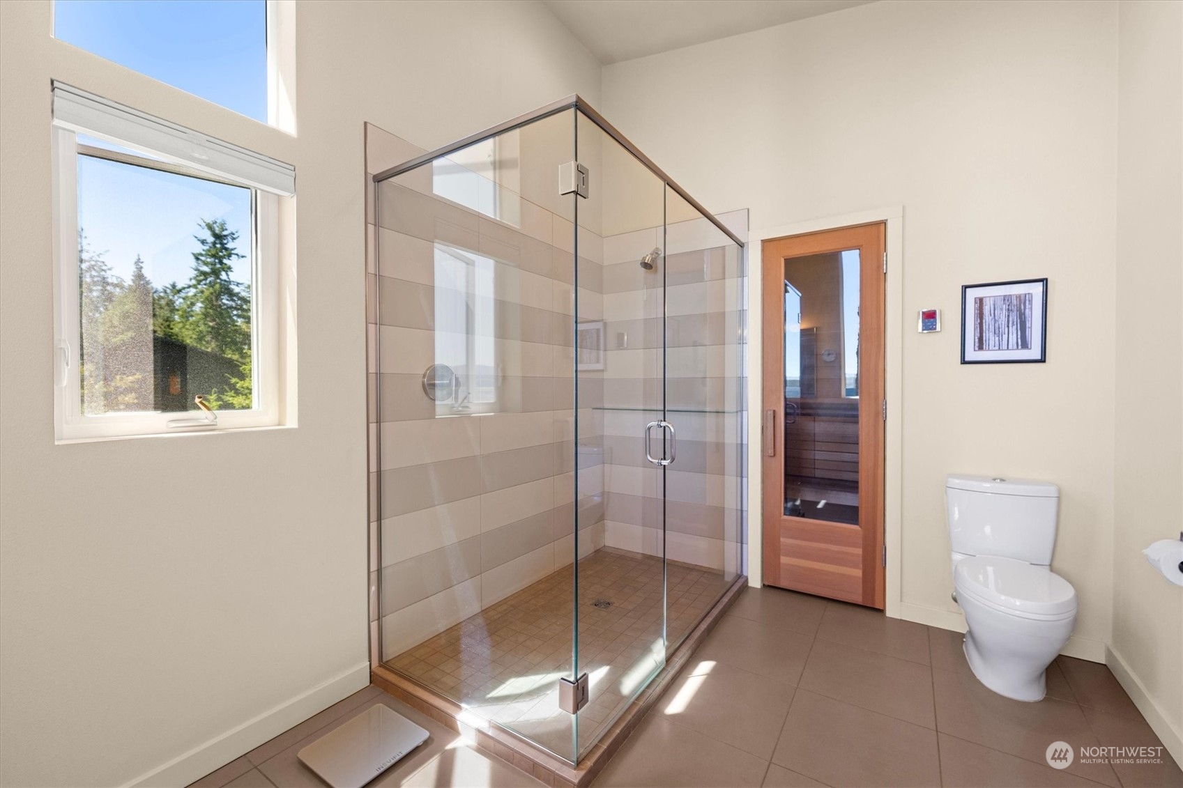 15550 Sandridge Road Long Beach, WA 98631 - Photo 21 of 36 a bathroom with a shower and a toilet