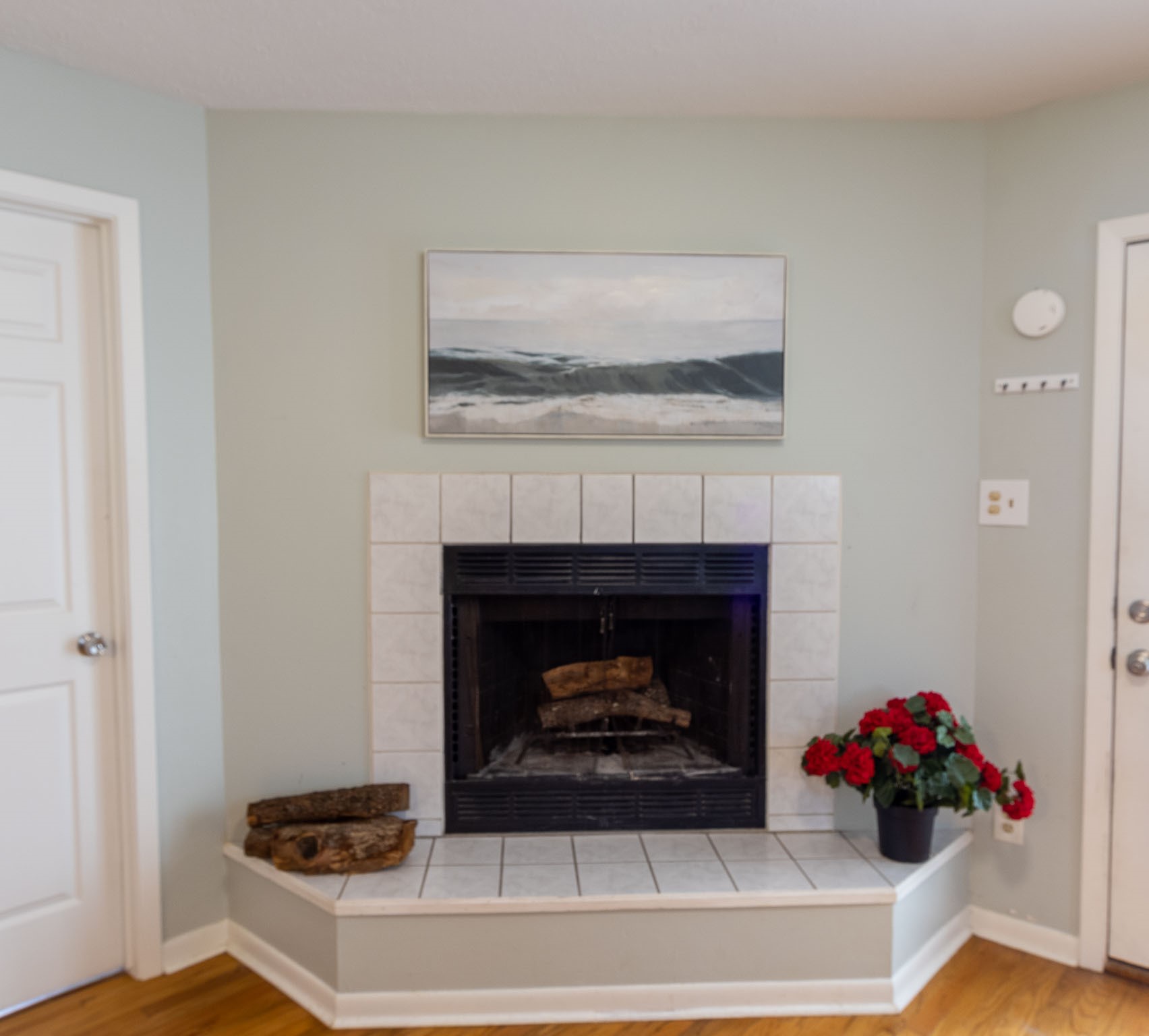 16721 Edward Teach Road Jamaica Beach, TX 77554 - Photo 13 of 49 Wood burning fireplace to keep cozy on those chilly nights