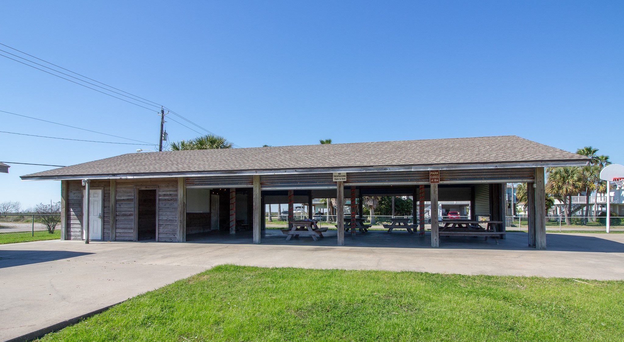 16721 Edward Teach Road Jamaica Beach, TX 77554 - Photo 49 of 49 Jamaica Beach City Park pavillion-- great for parties.