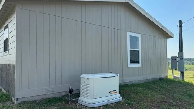 a backyard of a house