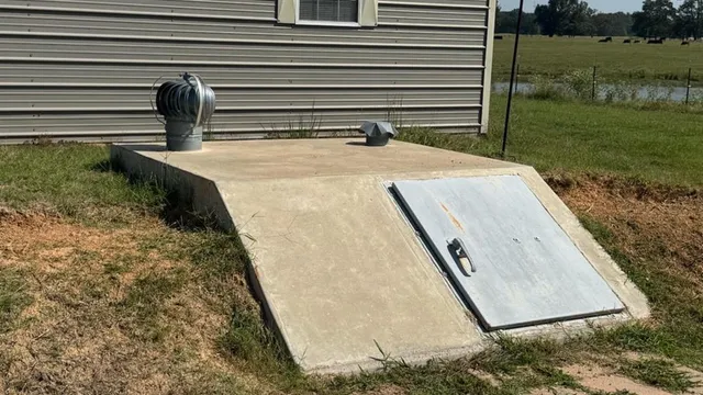 a view of a wooden house with a wooden bench