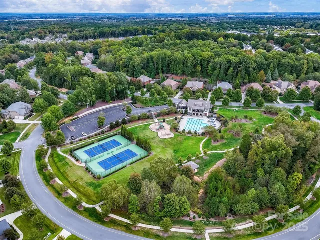a view of yard with outdoor seating