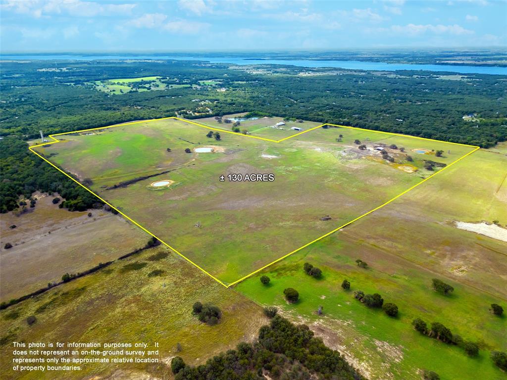 130-ac Tower Road Valley View, TX 76272 - Photo 3 of 9 PROPERTY AERIAL...Outlines Are Approx.