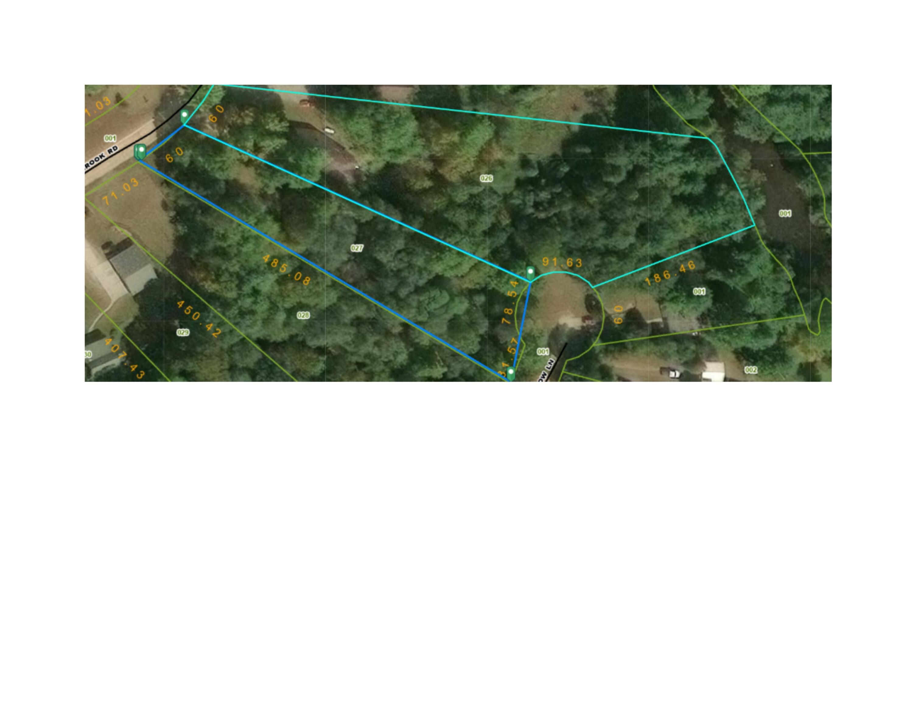 1060 North Meadowbrook Road White Cloud, MI 49349 - Photo 25 of 25 1060_N_Meadowbrook_lot_lines