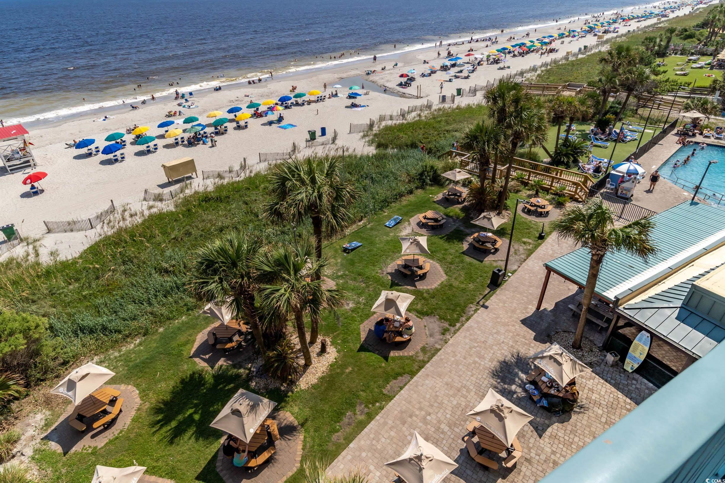 201 74th Avenue North, Unit 2532 Myrtle Beach, SC 29572 - Photo 23 of 39 Bird's eye view with a beach view and a water view