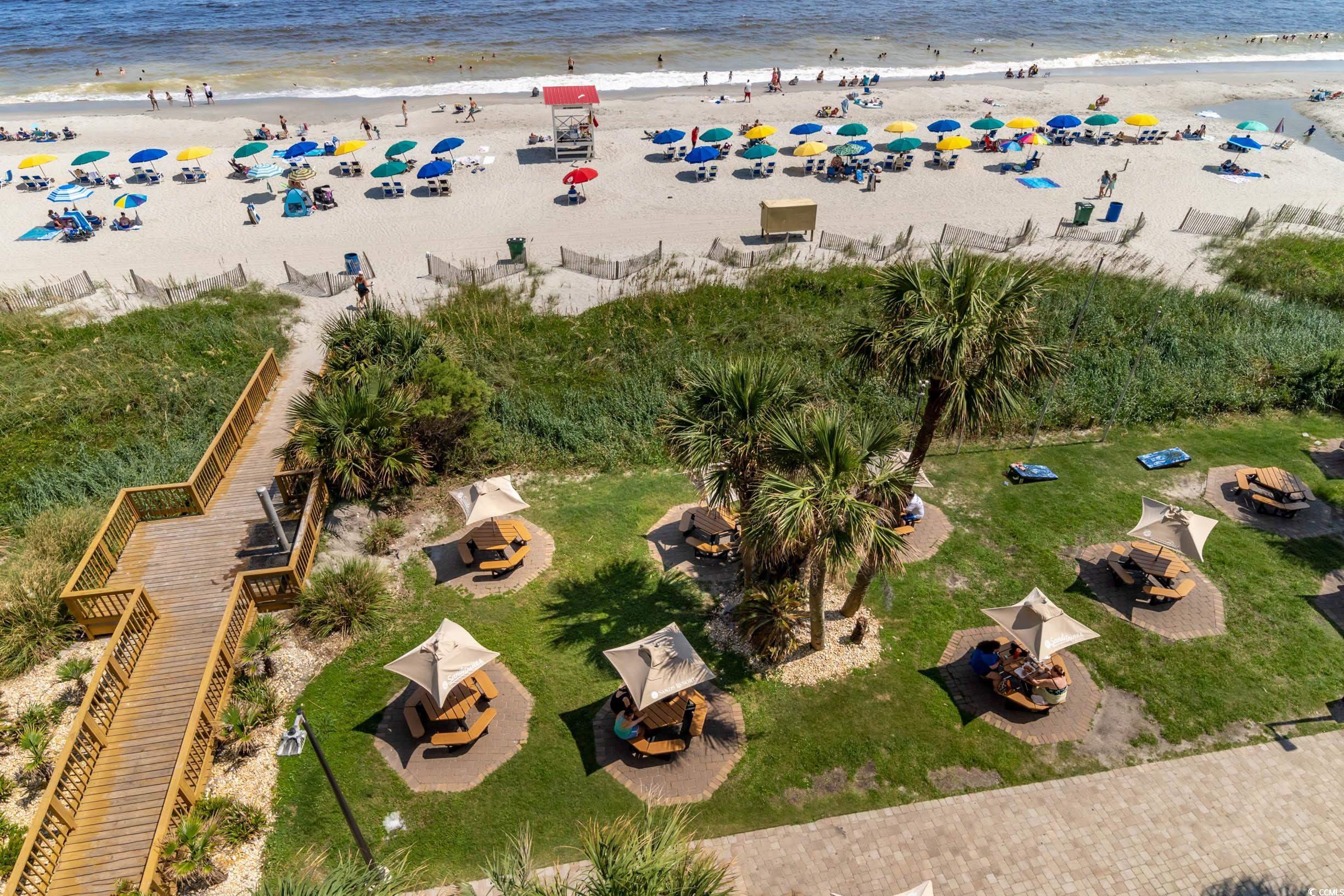 201 74th Avenue North, Unit 2532 Myrtle Beach, SC 29572 - Photo 26 of 39 Aerial view with a beach view and a water view