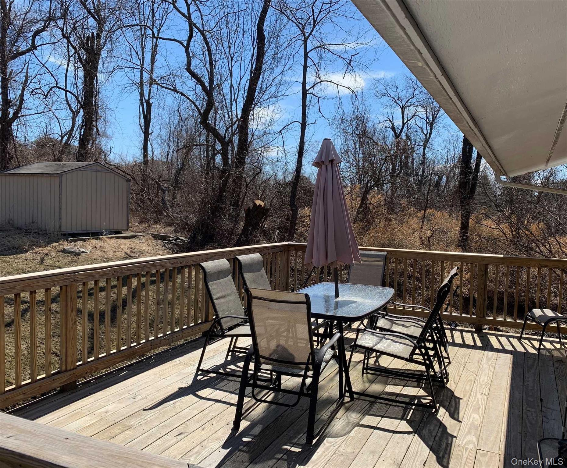92 Hillside Road Poughquag, NY 12570 - Photo 5 of 14 Back Deck overlooking private back yard
