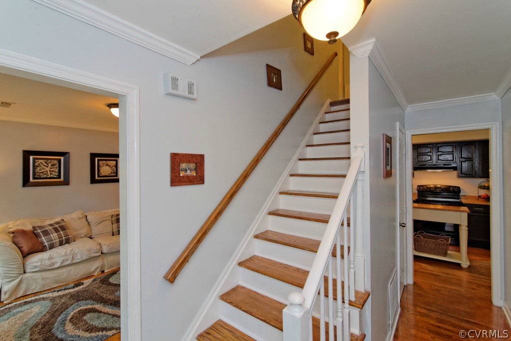 4908 Court Ridge Terrace Midlothian, VA 23112 - Photo 11 of 24 a view of a livingroom with furniture and staircase