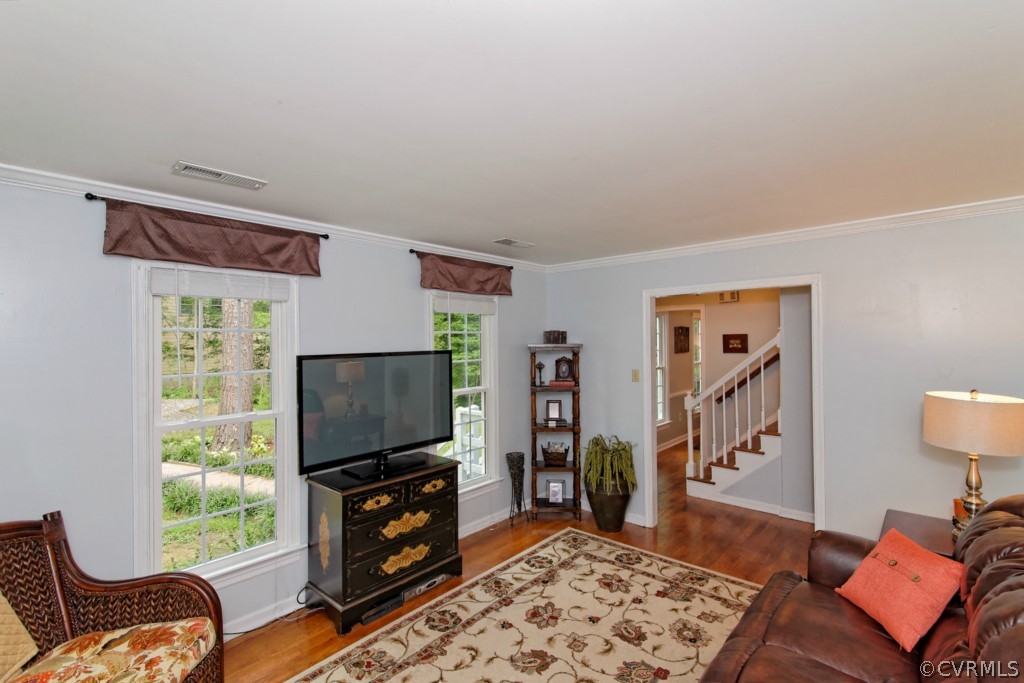 4908 Court Ridge Terrace Midlothian, VA 23112 - Photo 12 of 24 a living room with furniture and a flat screen tv