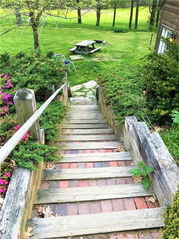 82 Station Road Newcastle, ME 04553 - Photo 8 of 35 Steps down to the back yard and side...