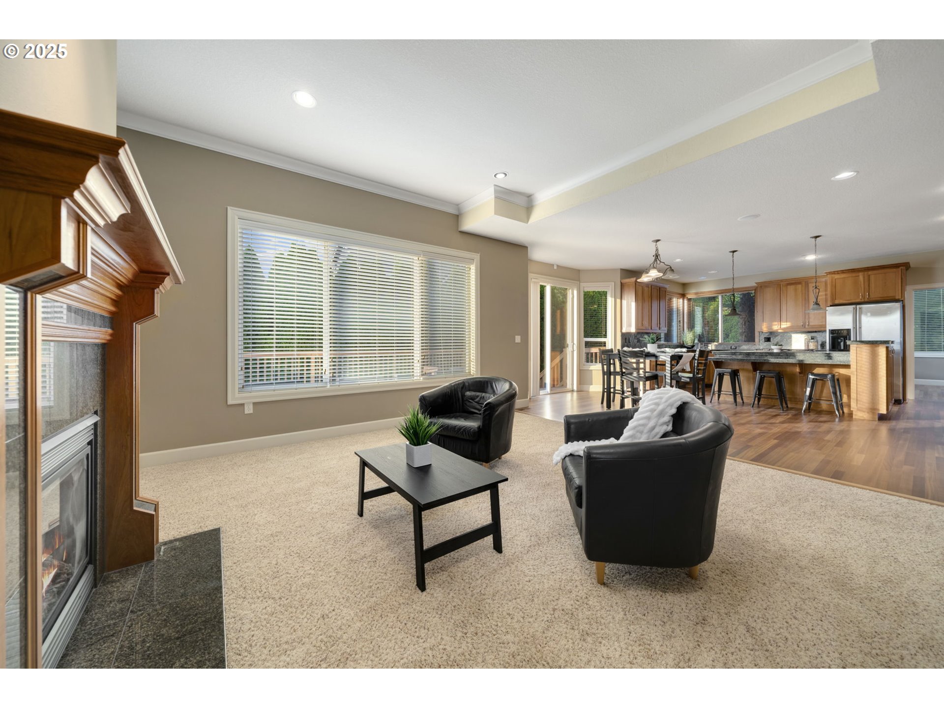 5219 Northwest Fernridge Drive Camas, WA 98607 - Photo 12 of 48 a living room with furniture and a flat screen tv