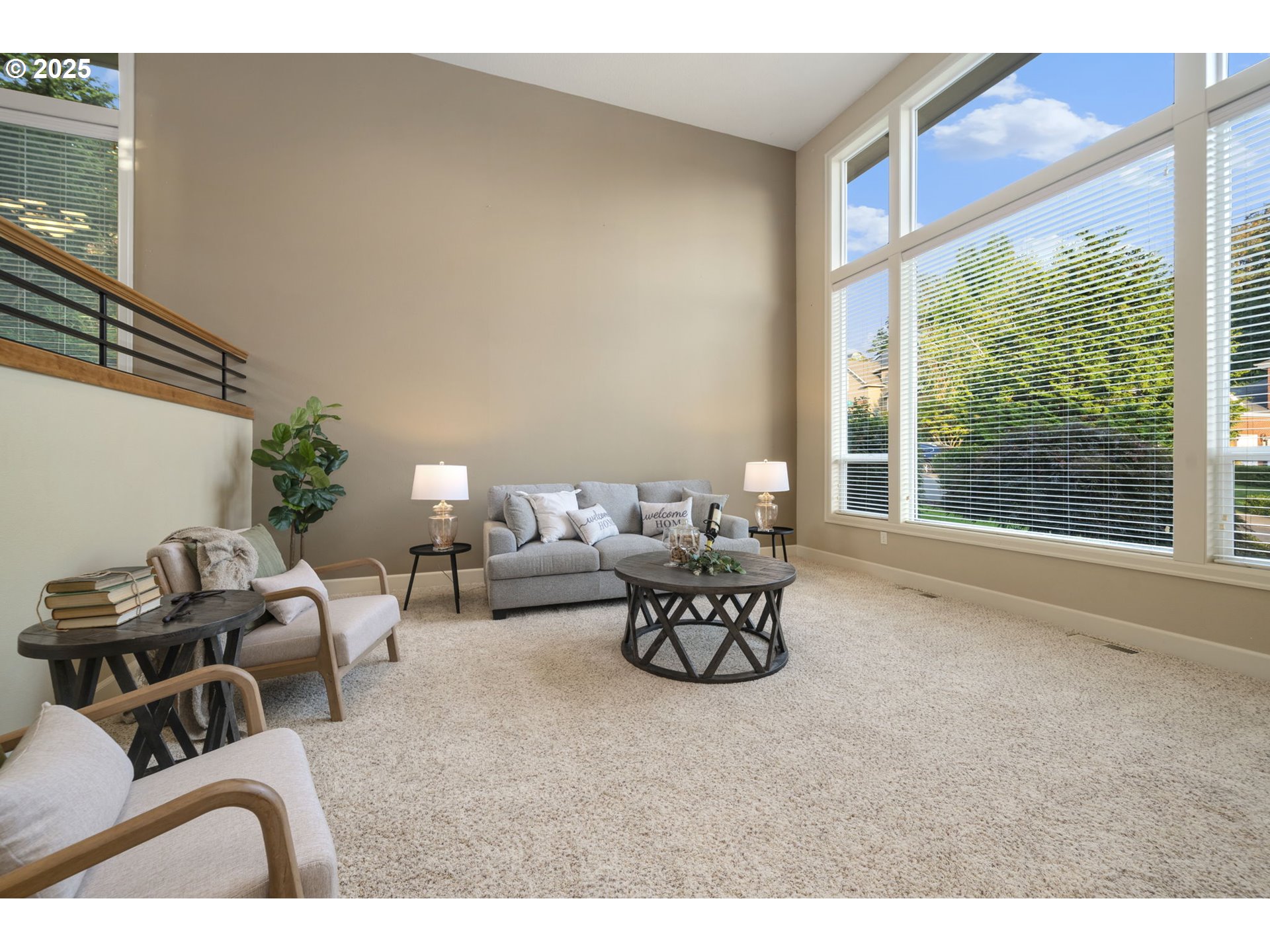 5219 Northwest Fernridge Drive Camas, WA 98607 - Photo 4 of 48 a living room with furniture and a large window