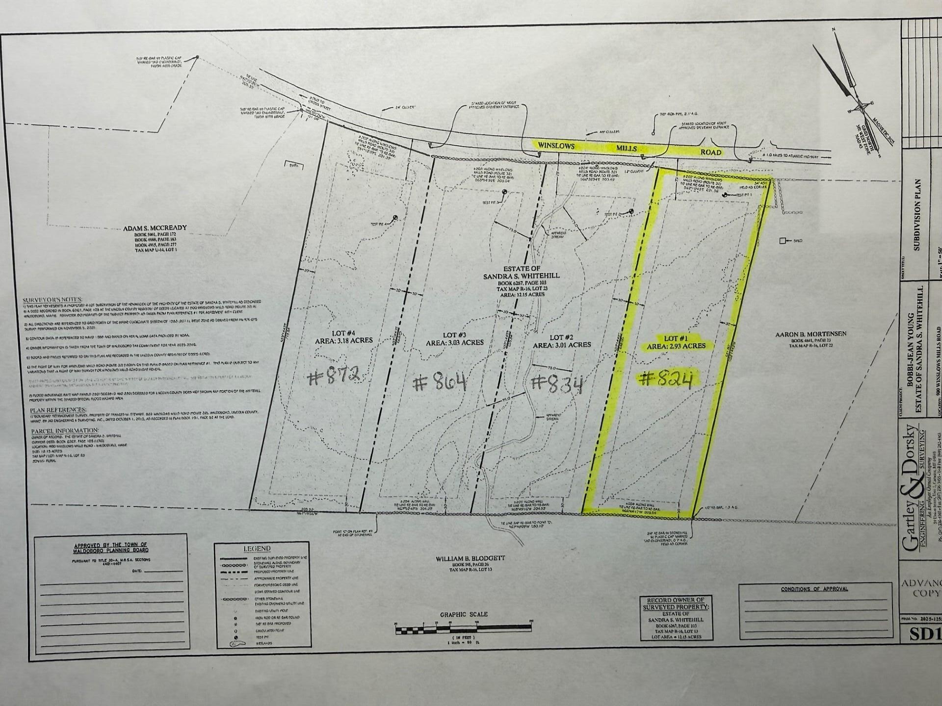 824 Winslows Mills Road Waldoboro, ME 04572 - Photo 4 of 4 survey