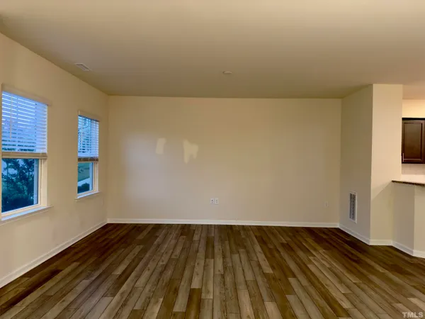 a view of wooden floor