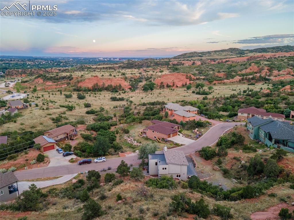 162 Crystal Valley Road Manitou Springs, CO 80829 - Photo 45 of 48 an aerial view of a city