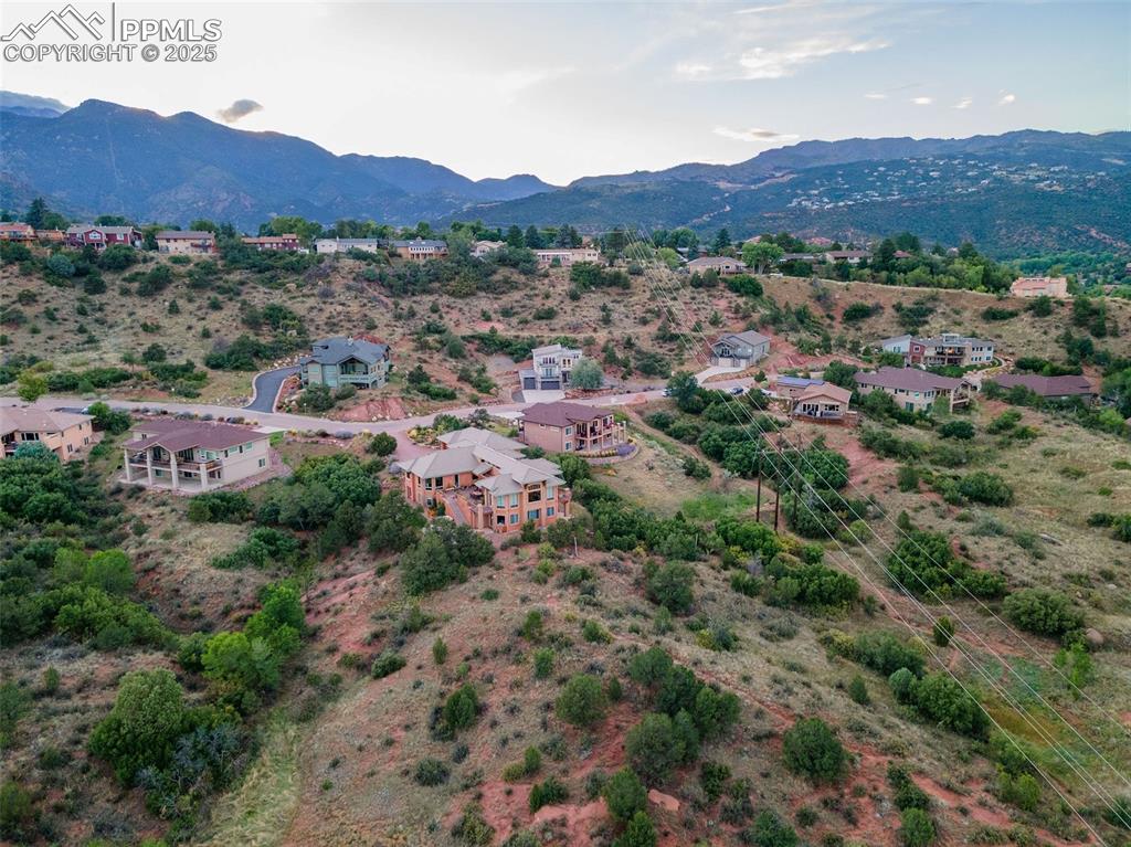 162 Crystal Valley Road Manitou Springs, CO 80829 - Photo 47 of 48 an aerial view of a and mountain