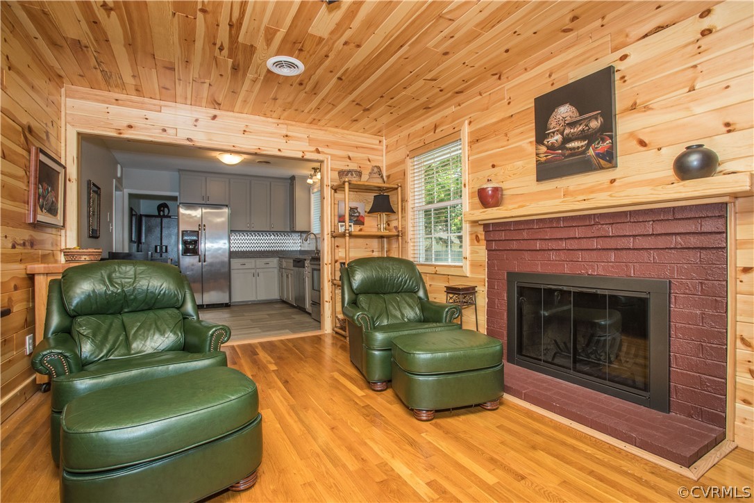 1620 Featherstone Drive Midlothian, VA 23113 - Photo 15 of 29 a living room with furniture and a fireplace