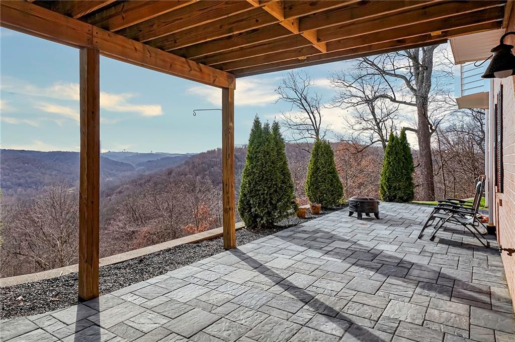 2136 John's Ridge Road Coraopolis, PA 15108 - Photo 22 of 24 Great view from the lower level with new paver patio.