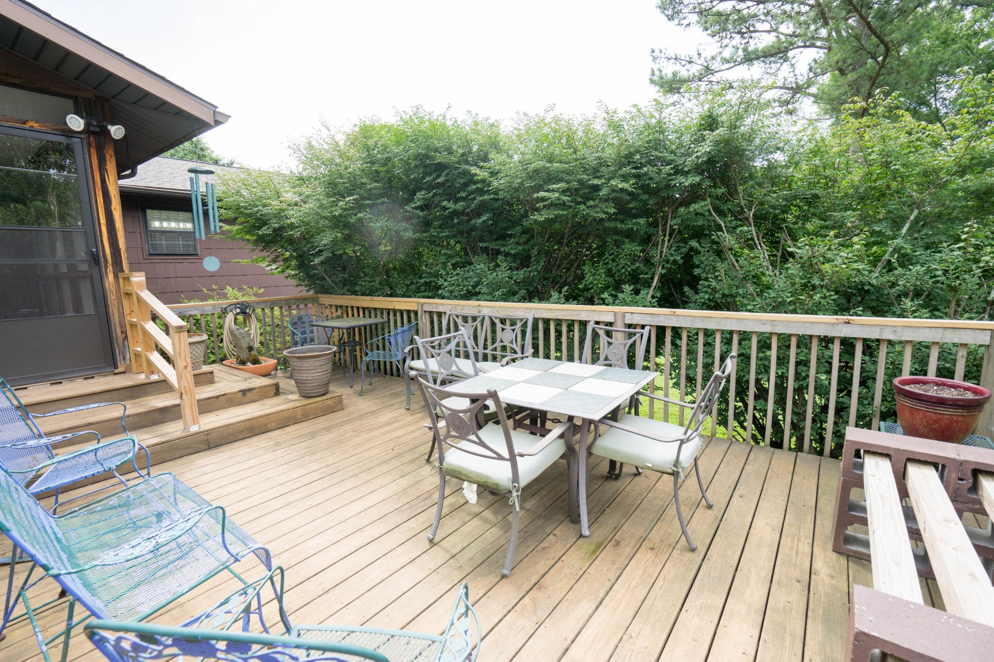 441 Orchard Knob Road Clinton, TN 37716 - Photo 25 of 33 a view of balcony with wooden floor and outdoor seating