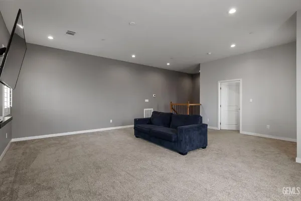 a front view of house with yard patio and seating area