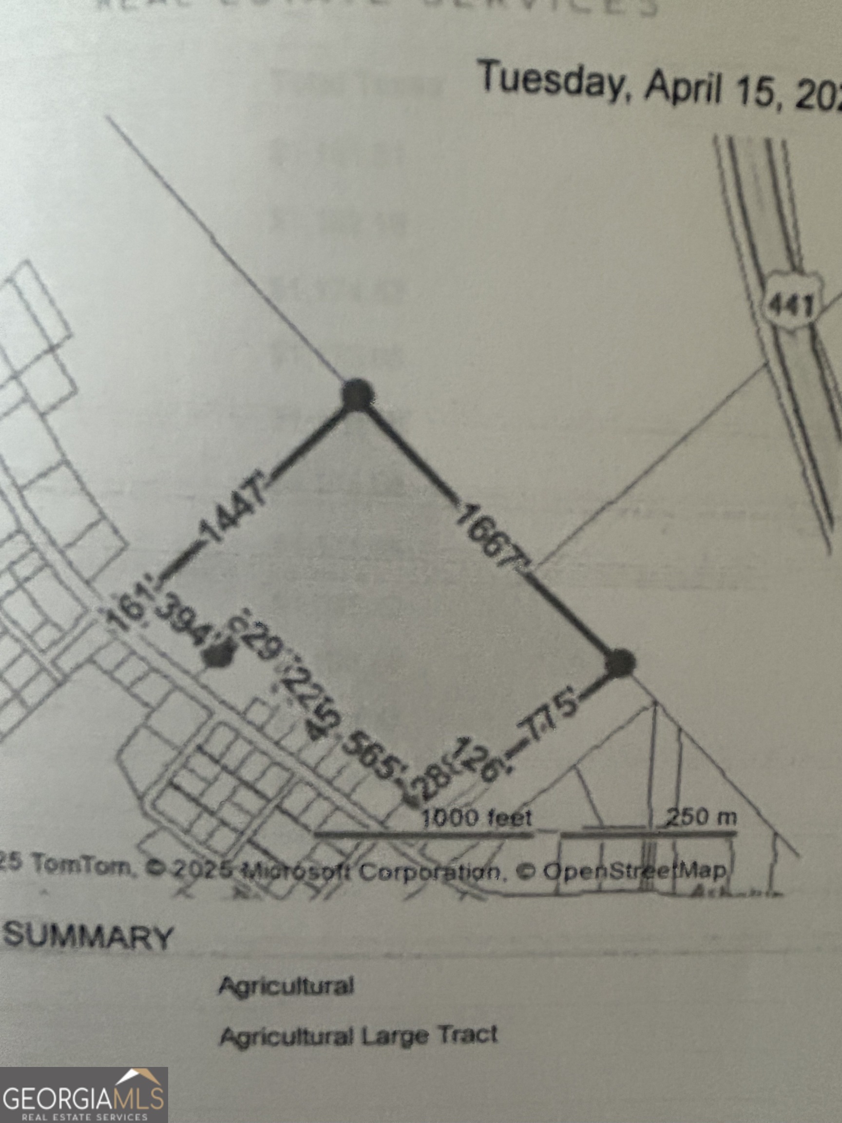 a view of a dry yard