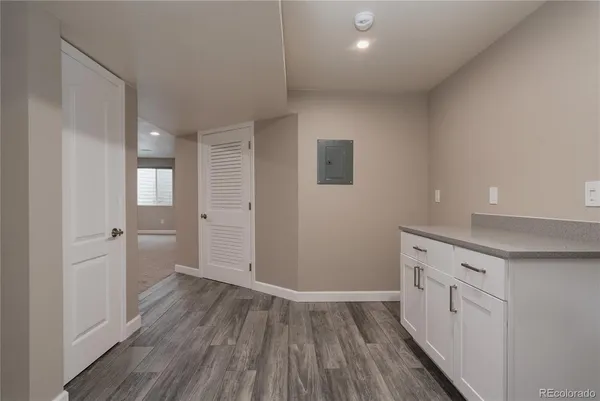 a view of an empty room