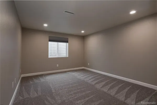 a view of small space with racks on the wall