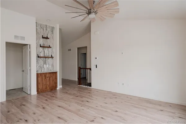 wooden floor in an empty room
